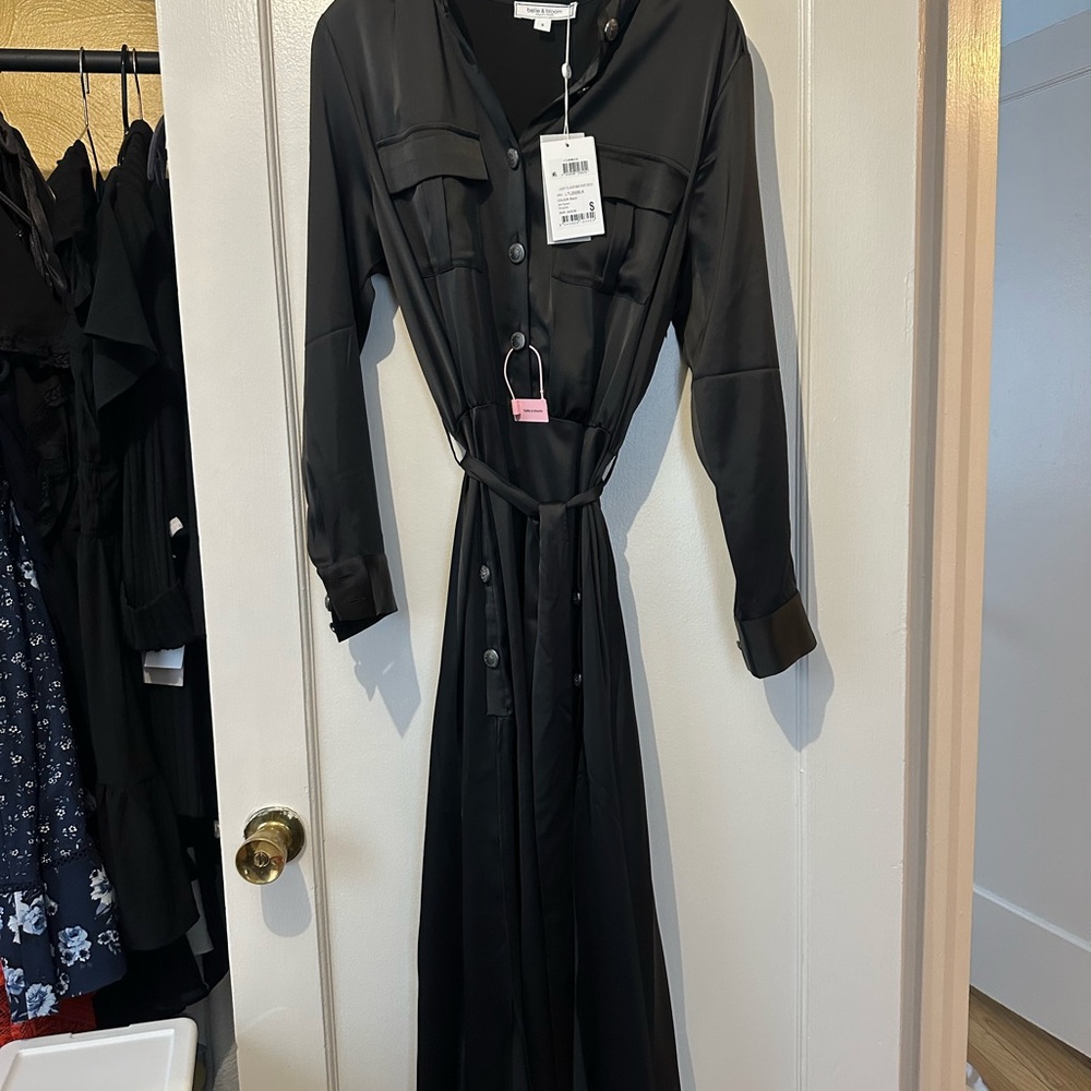 Silky shirt dress - Picture 4 of 6